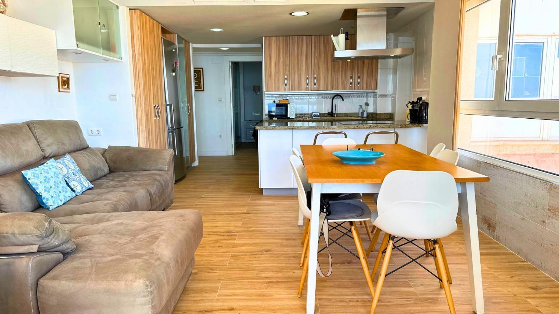Atico A 50M Del Mar. Parking Gratis. A/C Apartment El Campello Luaran gambar